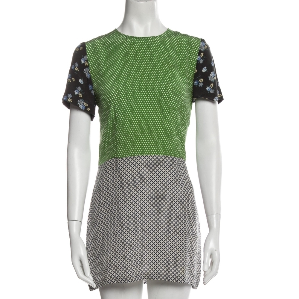 Stella McCartney 100% Seta Silk Tunic Dress/Top